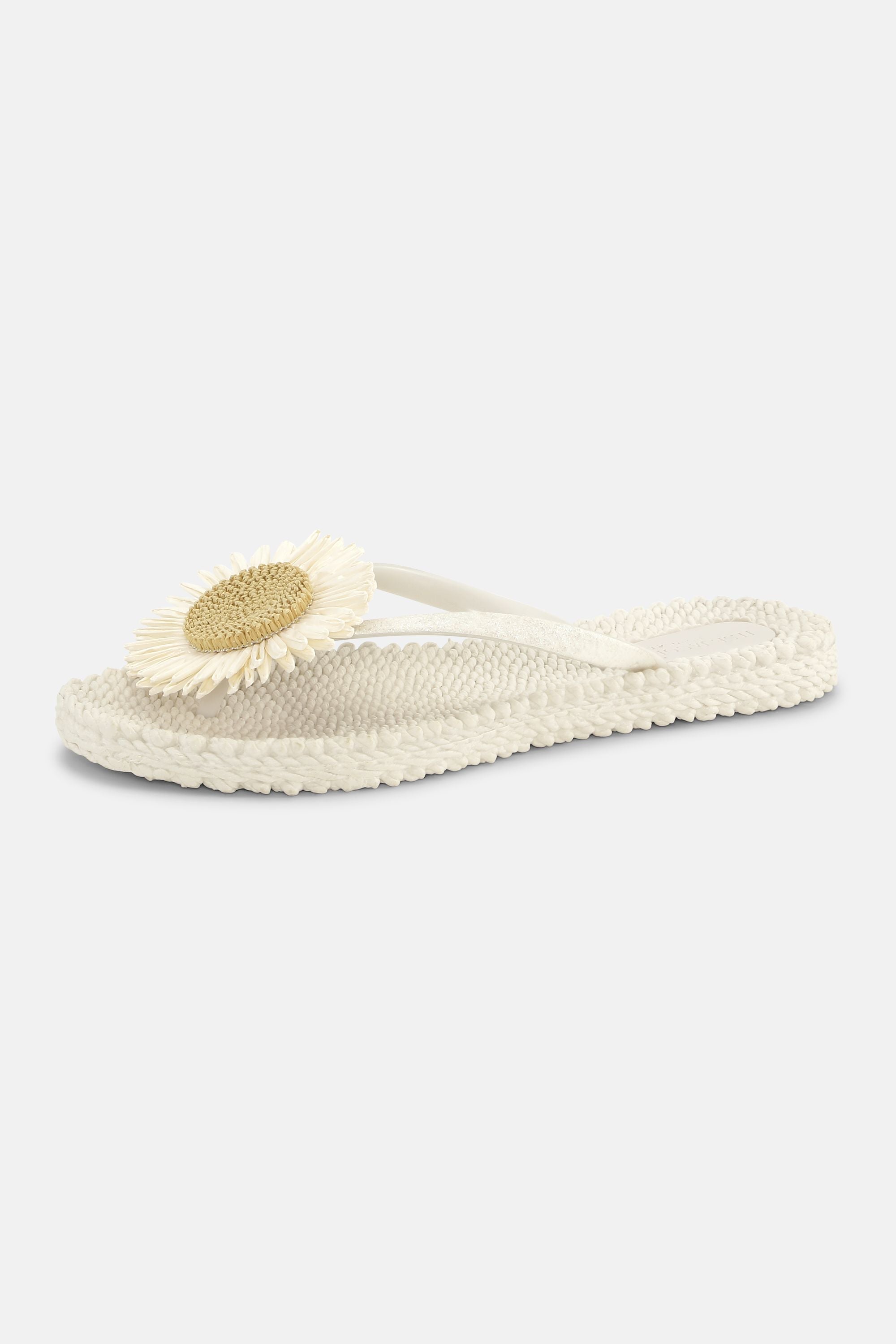Flip-flops Blomma - Creme